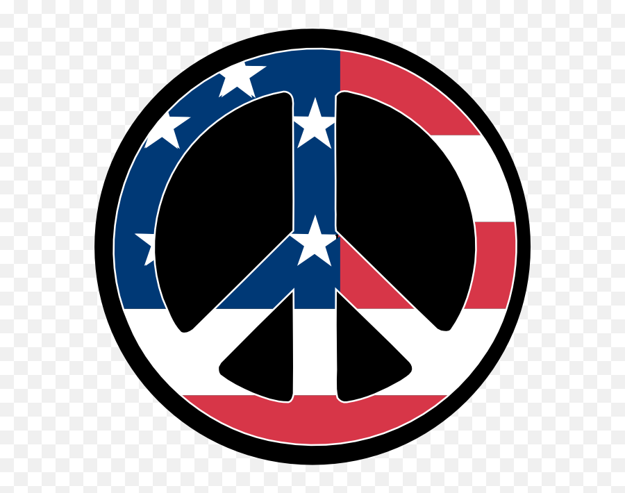 Red White And Blue Peace Sign Hand Png - Peace In The Us Emoji,Peace Sign Emoji