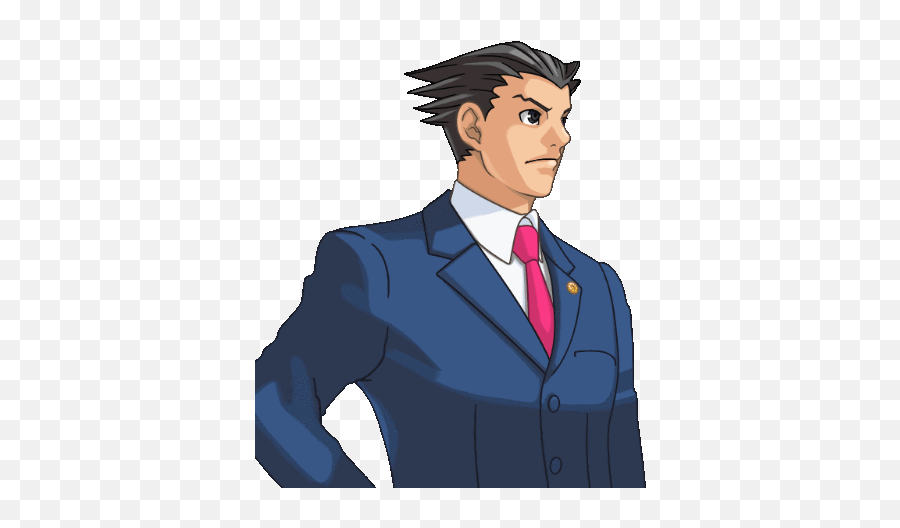 Phoenix - Phoenix Wright Sprites Emoji,Phoenix Wright Text Emoticons