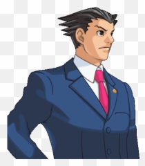 Phoenix - Phoenix Wright Sprites Emoji,Phoenix Wright Text Emoticons