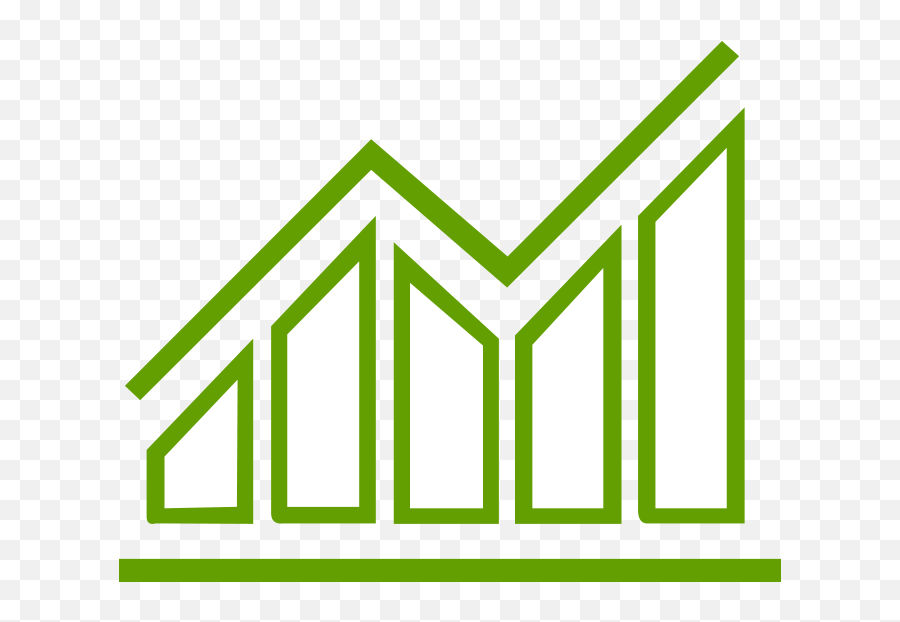 Green Icon Graph Chart - Portable Network Graphics Emoji,