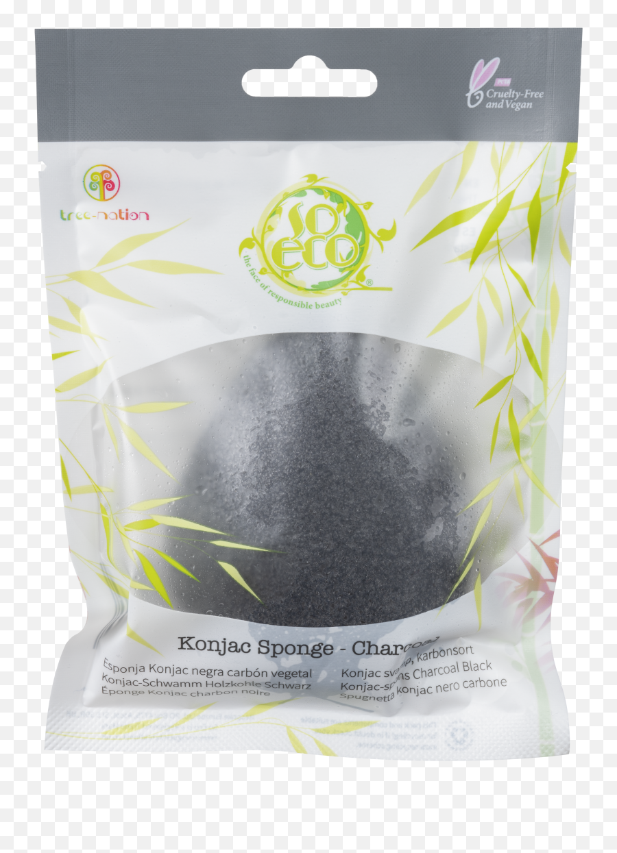 So Eco Konjac Sponge - Charcoal Emoji,Sponge Emoji