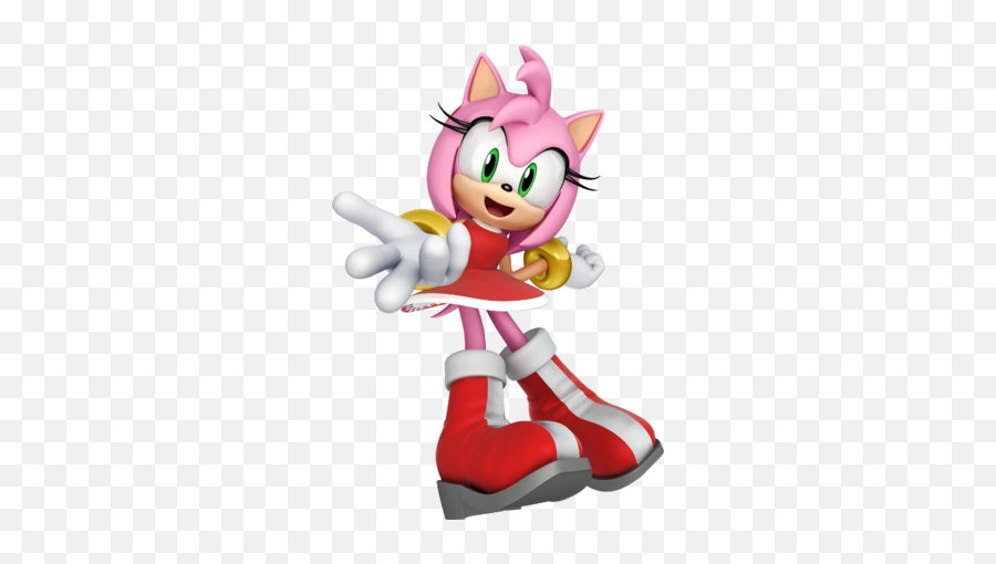 Silver Video Game Character Biographies Page 2 - Amy Rose Emoji,