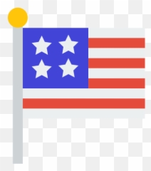 Usa Flag Free Icon Of 4th Of July Icons - Amarican Flag Clipart Png Emoji,Fb Emoticon American Flag