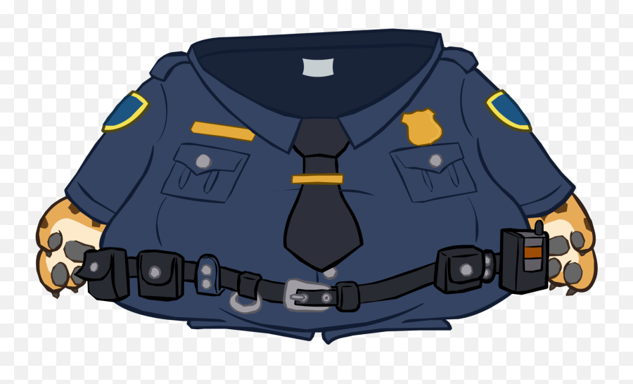 Clawhauser Costume Club Penguin Wiki Fandom - Bulletproof Vest Emoji,Zootopia Disney Emojis