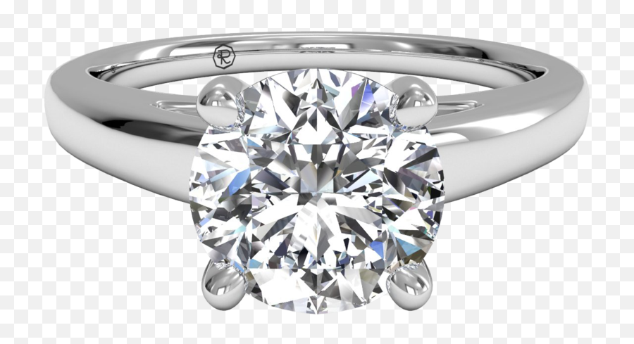 Diamond Ring Recommender Ritani - Engagement Ring White Gold Band Emoji,Emotion Ring White