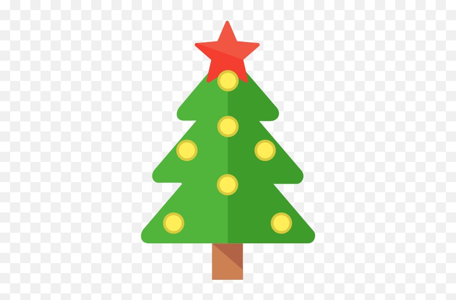 Christmas Tree Xmas Icon Png And Svg Vector Free Download - Simple Christmas Tree Clip Art Emoji,Christmas Tree Emoji