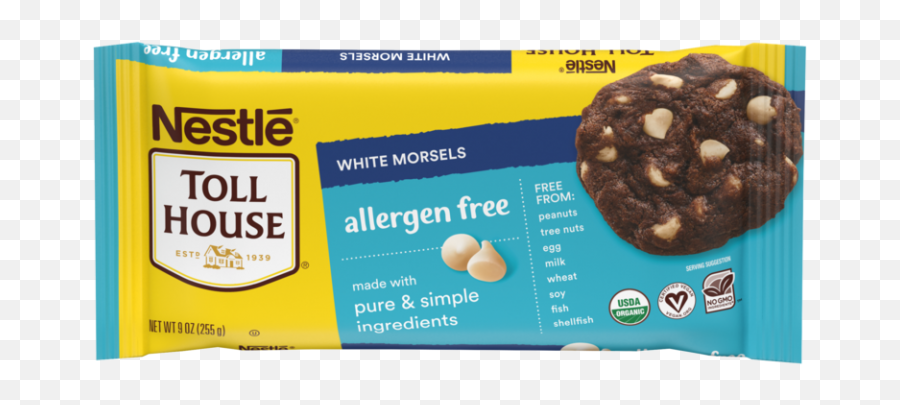 Allergen Free White Morsels - Toll House Allergen Free Morsels Emoji,Bizcocho De Emoji Para Ni?o