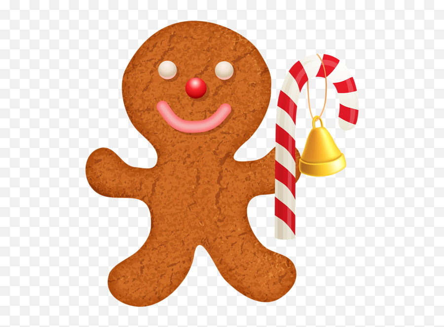 Pin On Gingerbread - Lebkuchen Clipart Png Emoji,Xmas Candy Cane Emojis ...