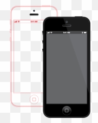 11 Iphone 5 Transparent Vector Images - Iphone 5s Mockup Illustrator Vector Iphone Emoji,Emoticons For Iphone 5s