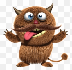Holy Moly More - Fluffy Monster Cartoon Emoji,Clipart Emoticons Holy Moly