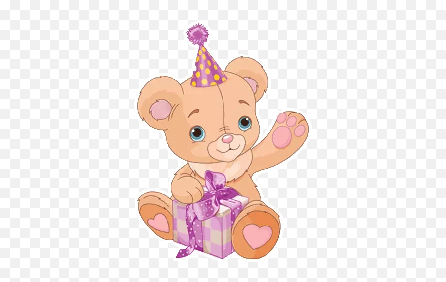 Bear Love - Teddy Bear Birthday Emoji,Whatsapp Emoticon Bear