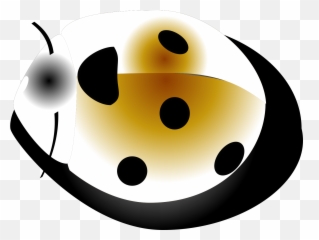 Digital Orange Ladybug Svg Vector - Dot Emoji,Emoticon For A Lady Bug