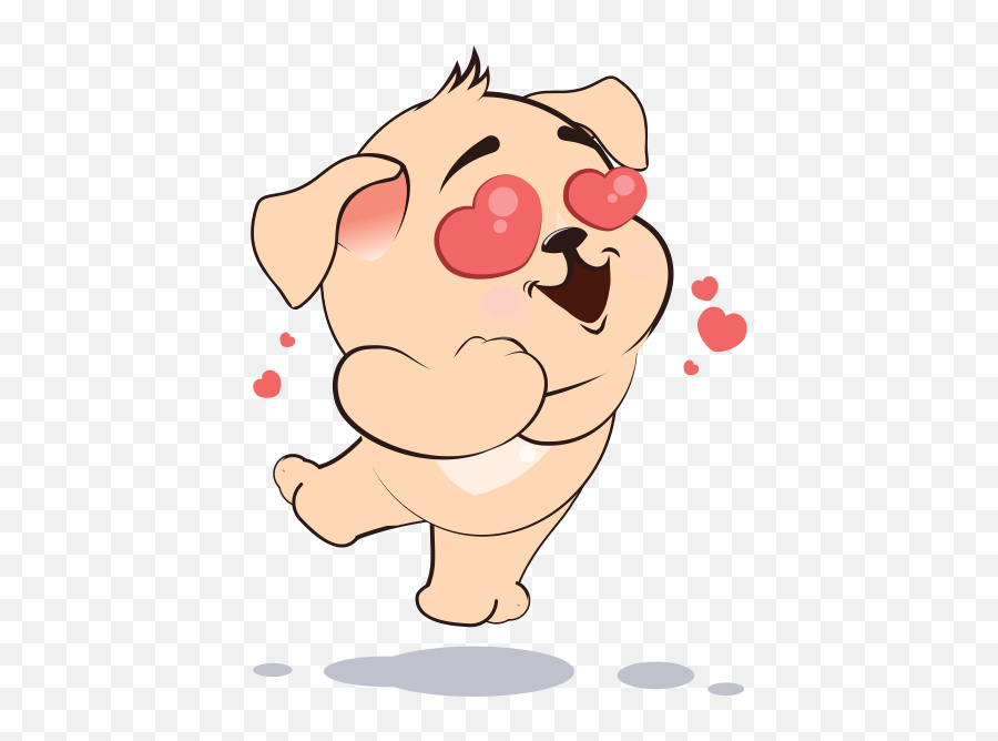 Polypup Bone Farm - Dot Emoji,Dog Bone Emoticon