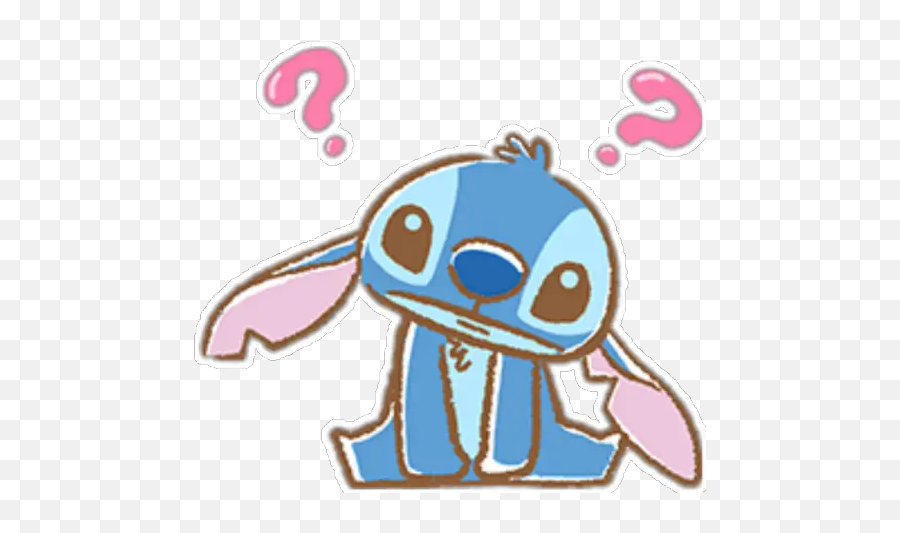 Sticker Maker - Stich Gif De Pregunta Png Emoji,Collage Emojis Kawaii