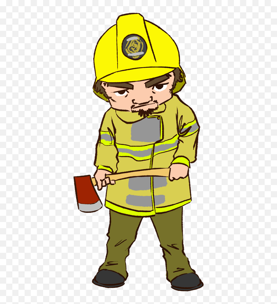 Fireman To Use Download Png Clipart Png - Fireman Sad Clipart Emoji,Fireman Smiley Emoticon