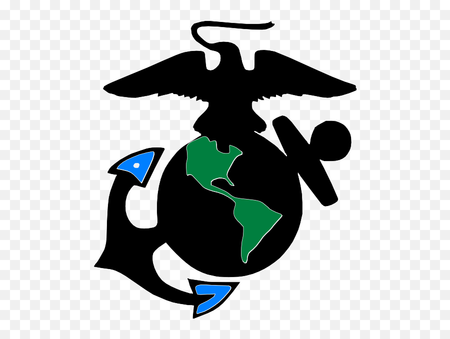 United States Marine Corps Eagle Globe - Logo Usmc Marine Corps Emoji,United States Marines Emojis