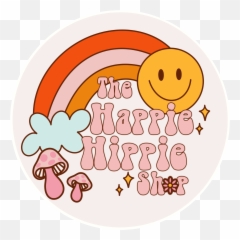 The Happie Hippie Shop - Happy Emoji,A Hippie Emoticon