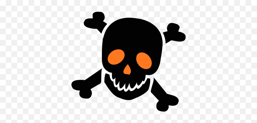 Skull Halloween Clip Art - Clip Art Library Clip Art Halloween Skeletons Emoji,Skull And Crossbone Emoji