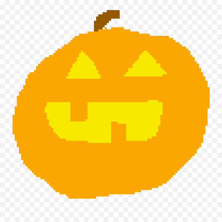 Pixel Art Gallery Emoji,Pumpkin Character Emoticon