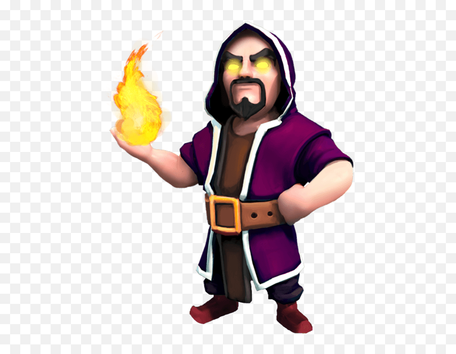 Clash Of Clans Wizard Wallpapers - Wallpaper Cave Emoji,What Does The Emoticon From Clash Royale Say When Mad