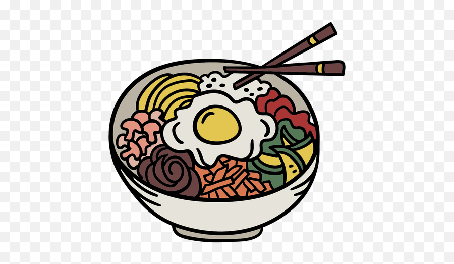 Korean Bibimbap Element Transparent Png U0026 Svg Vector Emoji,Rice Emoji With No Background