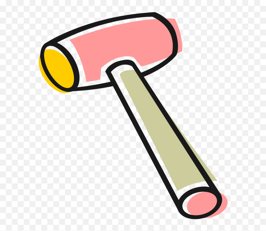 Rubber Mallet Hammer - Vector Image Emoji,Hammer Emoji