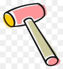 Rubber Mallet Hammer - Vector Image Emoji,Hammer Emoji