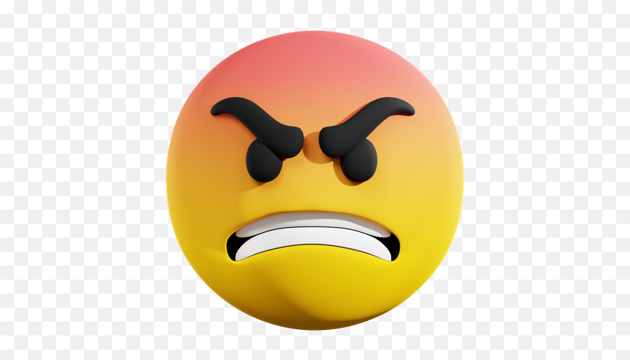 Angry Face Emoji Icon - Download In Glyph Style,Mad Devil Emoji