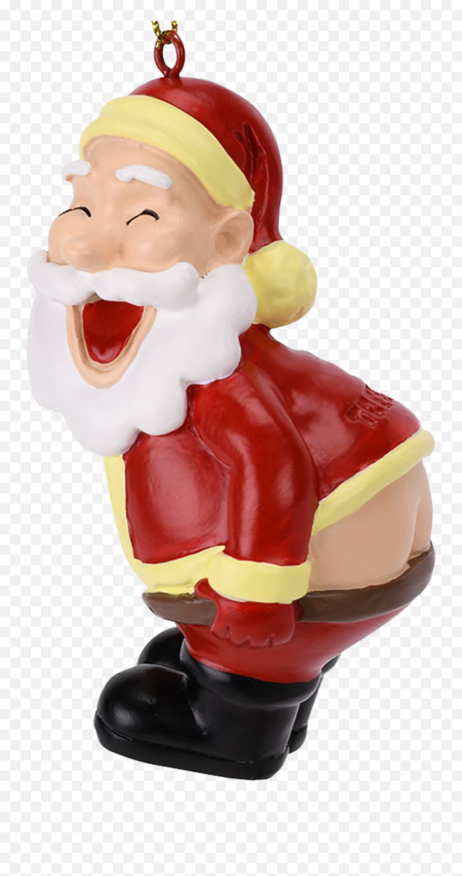 Mooning Santa Claus Christmas Ornament Emoji,Tree And Santa Emoji
