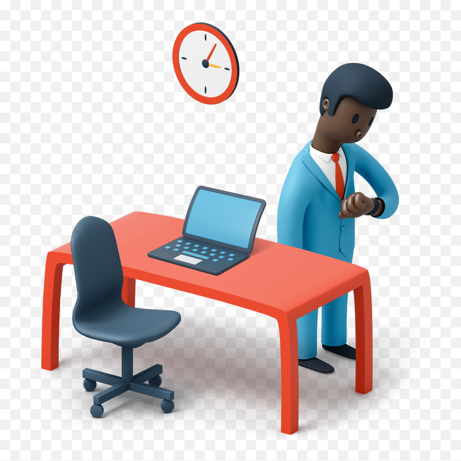 Work Time Illustration In Png Svg Emoji,Office Chair Emoji