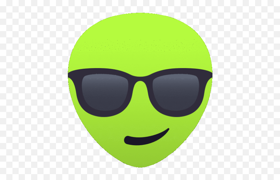 Cool Alien Gif - Happy Emoji,Hangover Emoticon