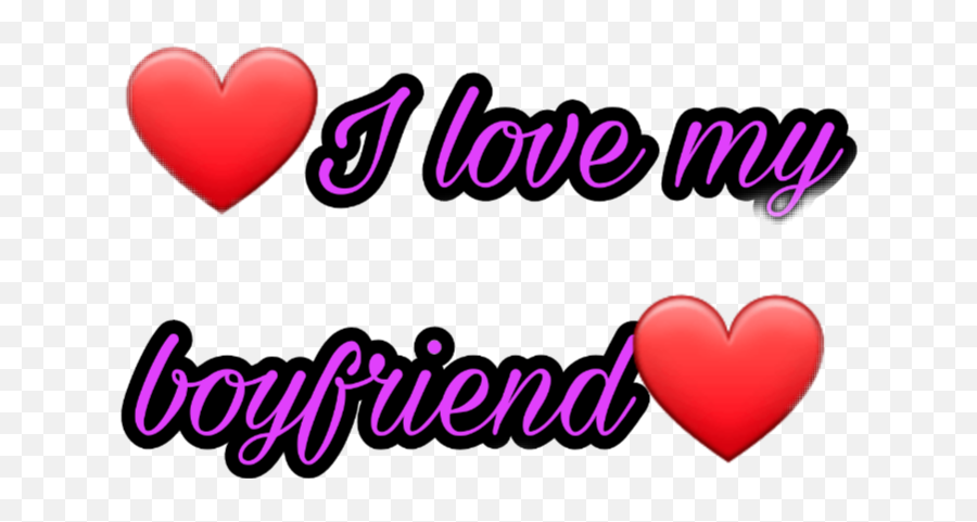 Boyfriend Sticker By Lucy Heart - Girly Emoji,Cute Emoji Texts To Boyfriend