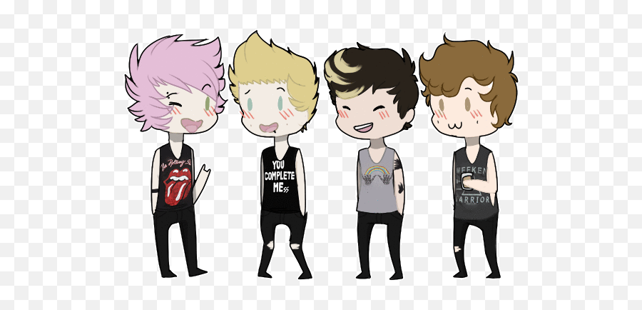 Guess Its Cause Gif - Cartoon 5 Seconds Of Summer Emoji,Guess The Emoji Party Chick