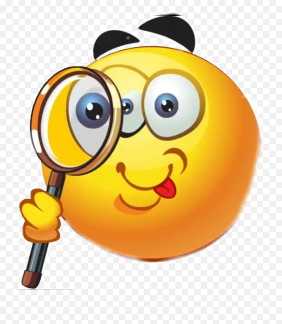 Funny Emoticons Funny Emoji Faces - Spy Smiley,Binoculars Emoji