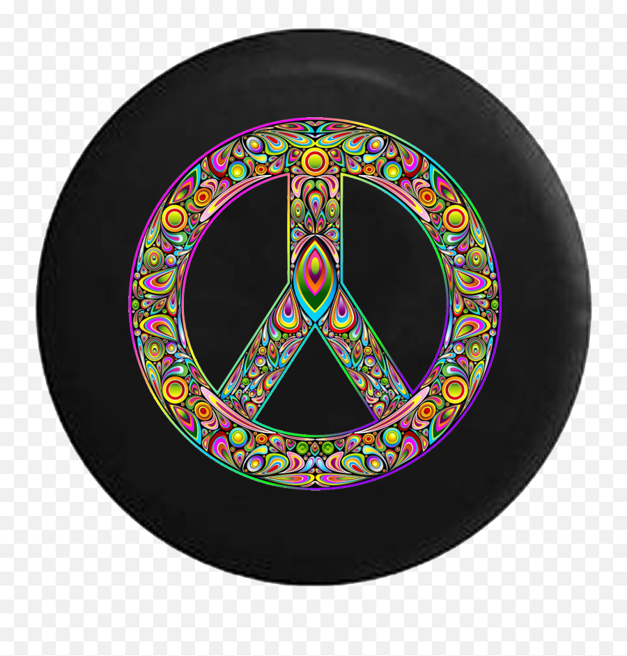 Psycodelic Peace Sign Hippie Lava Lamp - Peace Symbol Psychedelic Music Symbol Emoji,Peace Symbol Emoji
