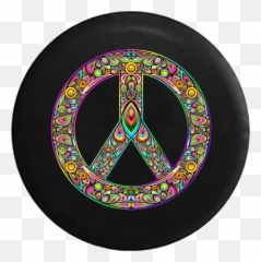 Psycodelic Peace Sign Hippie Lava Lamp - Peace Symbol Psychedelic Music Symbol Emoji,Peace Symbol Emoji