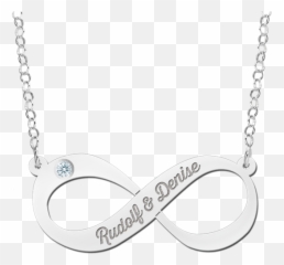 Silver Infinity Necklace - Solid Emoji,Emotion Necklace