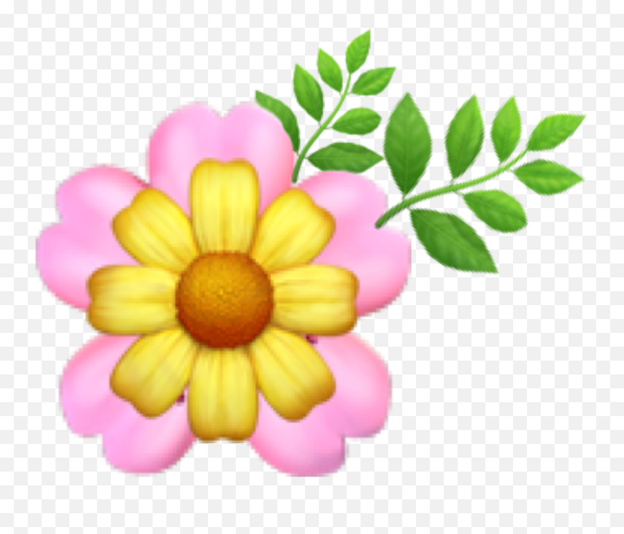 Flower Emoji Cute Sticker - Floral,Cute Flower Emoji