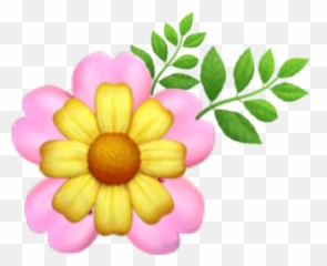 Flower Emoji Cute Sticker - Floral,Cute Flower Emoji