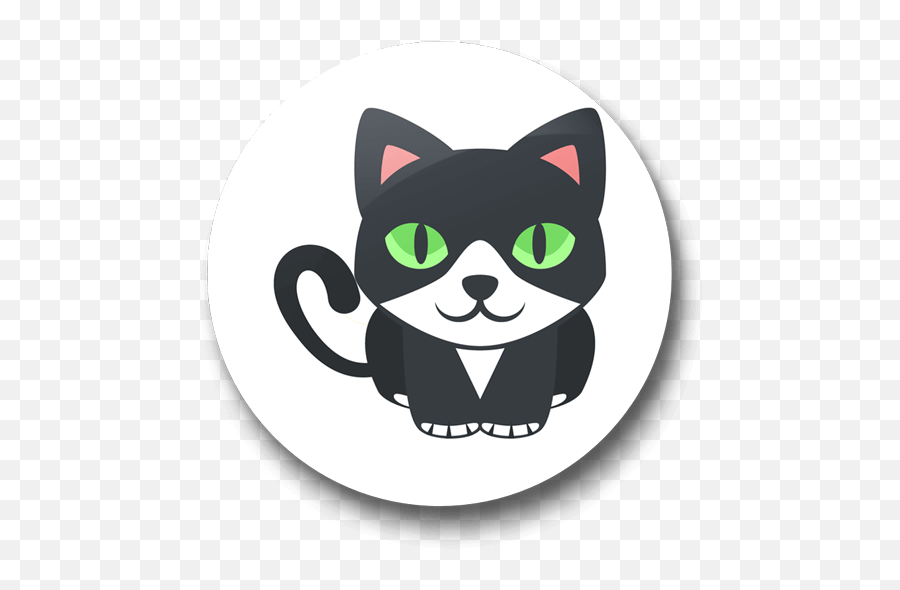 Cat Lover Badge - Just Stickers Cat Face Embroidery Design Emoji,Cute Cat Emoji