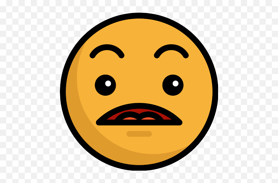 Surprised Emoji Vector Svg Icon - Happy,Surprised Blush Emoji