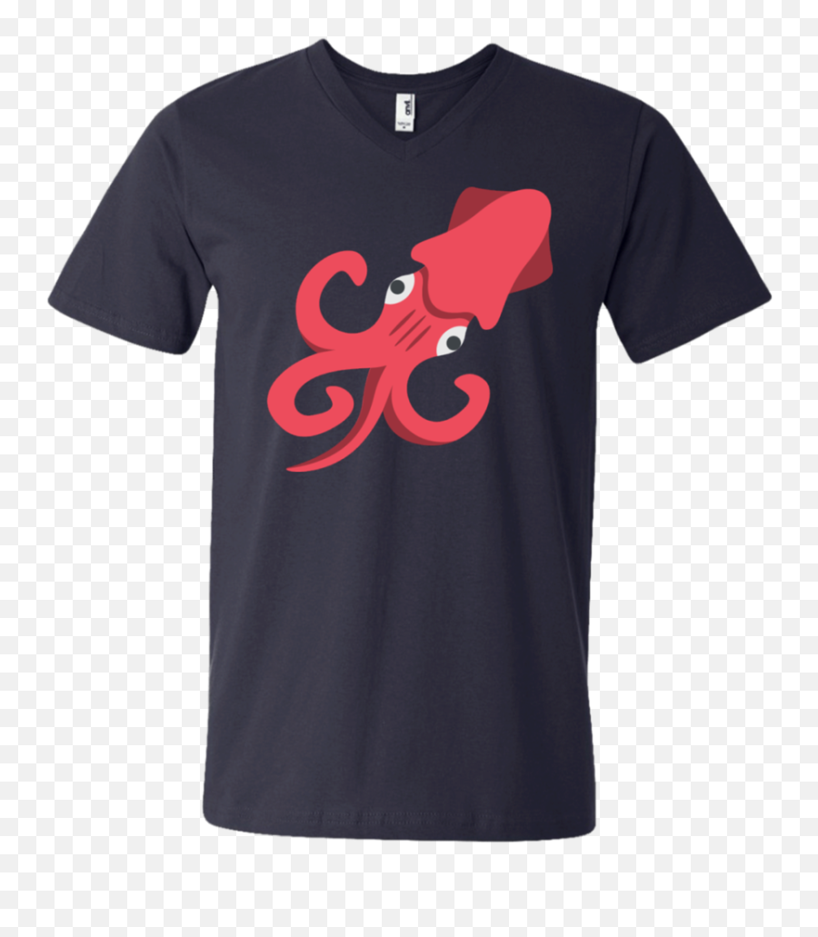 Squid Emoji Menu0027s V - Neck Tshirt U2013 That Merch Store,Red Leaf Emoji