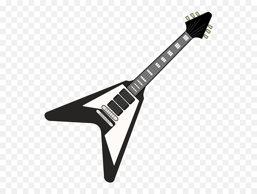 Guitar Shape Clipart - Rock Guitar Transparent Emoji,Guitar Superman Emoji