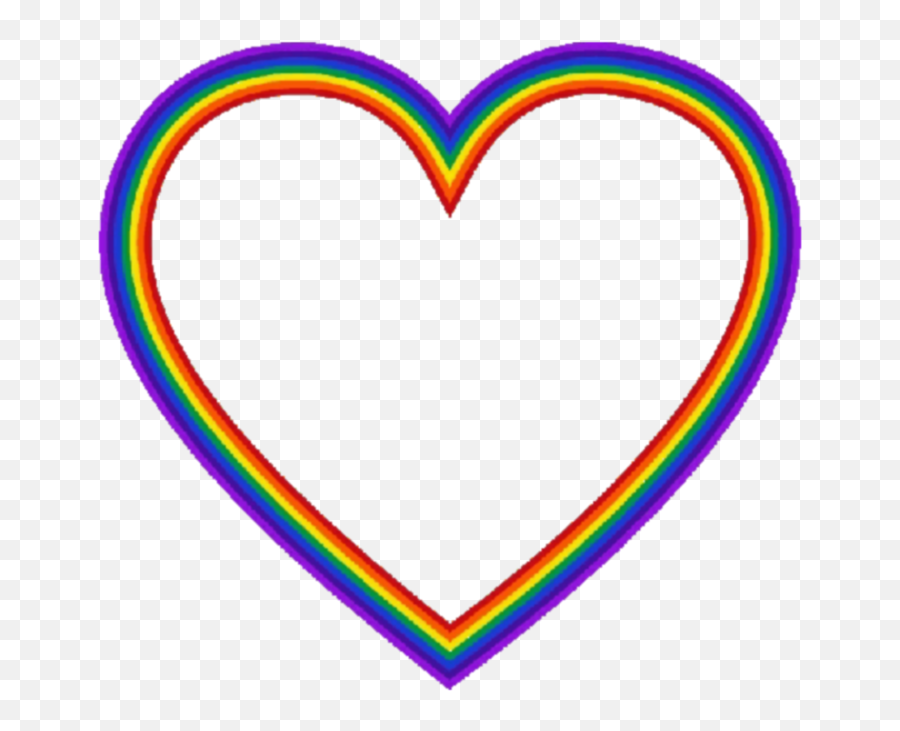 Heart Rainbow Messy Heartthrob Sticker - Aesthetic Rainbow Heart Png Emoji,Heart Throb Emoji