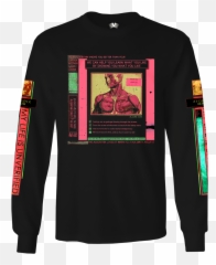 Algorithm Long Sleeve Tee - Hellboy Emoji,Wear Your Emotions On Your Sleeve