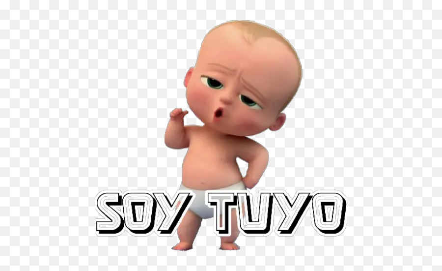 Jefe En Pañales Stickers Para Whatsapp - Minions And Boss Baby Emoji,Emoticon Con La Lengua Afuera