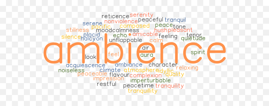 Ambience Synonyms And Related Words What Is Another Word - Ambience Word Emoji,Words About Feelings And Emotions