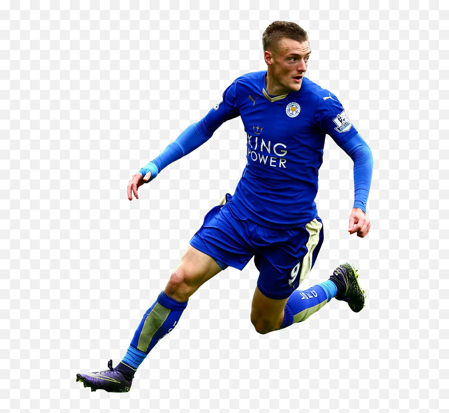 Jamie Vardy Leicester City Football Club Transparent Image - Jamie Vardy No Background Emoji,Famous Soccer Player Emoticon