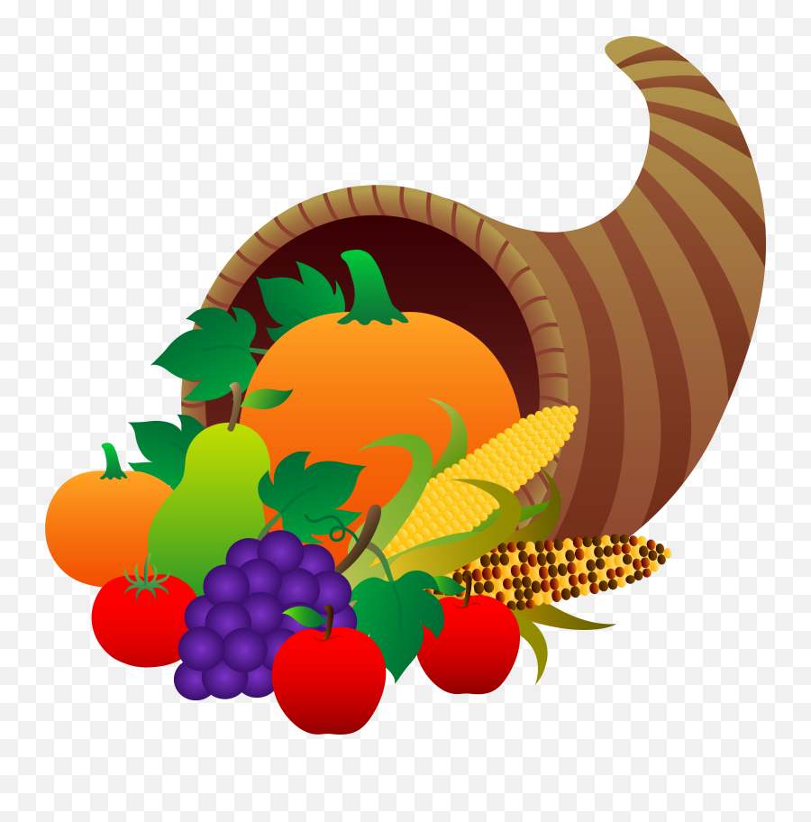 Free Pictures Of Cornucopia Download - Thanksgiving Clip Art Emoji,Cornucopia Or Horn Of Plenty Emoticon To Copy + Paste