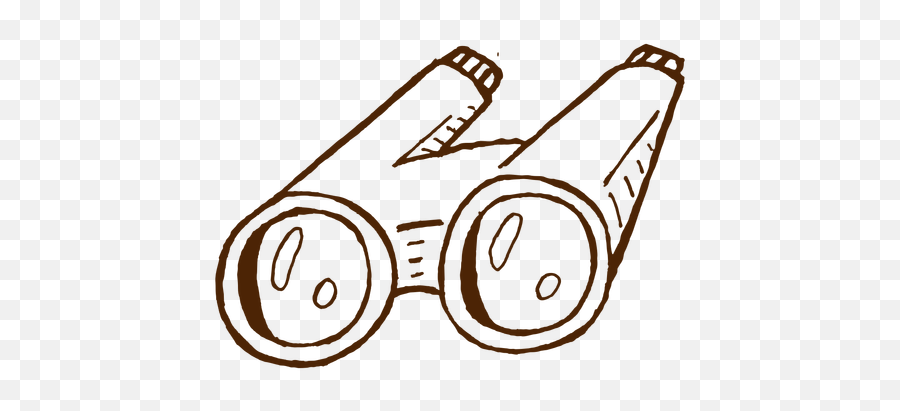 Hand Drawn Binoculars Icon - Binoculars Hand Drawn Png Emoji,Binocular Emoji